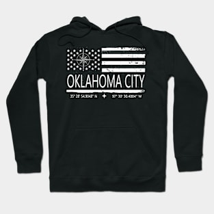 Us Flag Oklahoma City, Oklahoma City City Love Hoodie